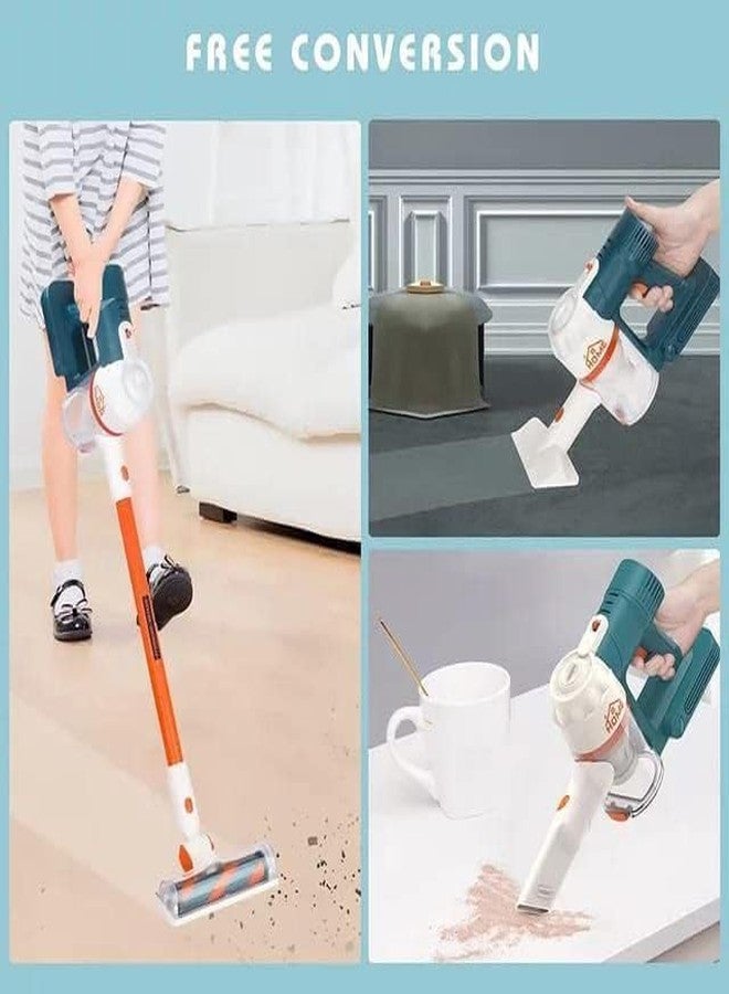 GIPTOC 3-in-1 Cord-Free Vacuum Cleaner Toy | Real Suction, Lights & Sounds | Cordless Household Cleaning Kit for Kids & Toddlers - Image 5